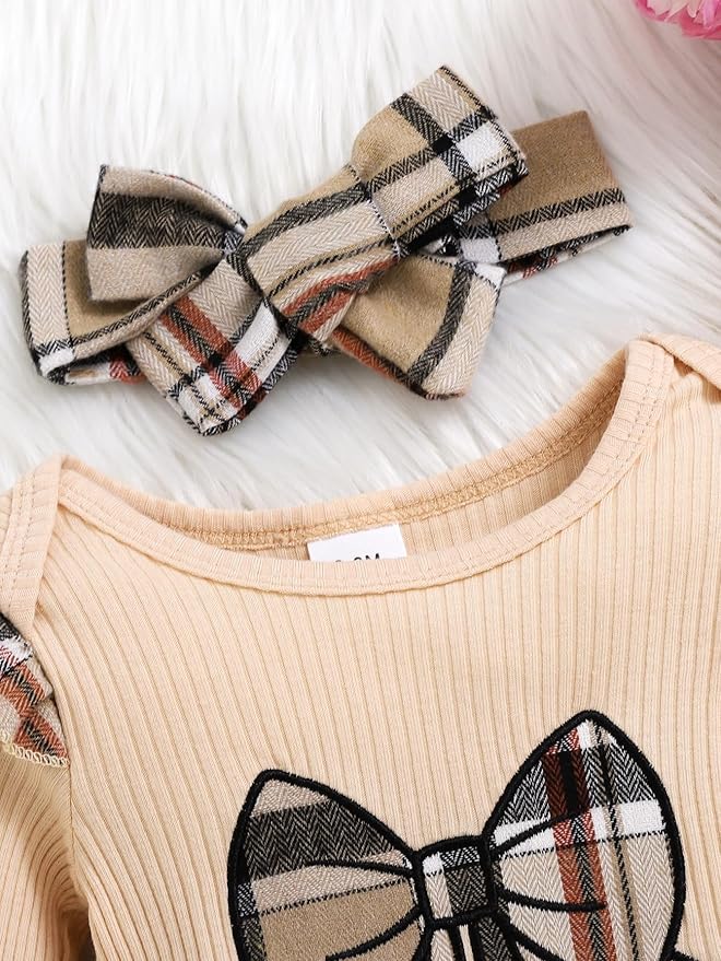 Newborn Infant Clothes Baby Girl Dress Summer Toddler Outfit Cute Girl Romper Skirt Set+Headband
