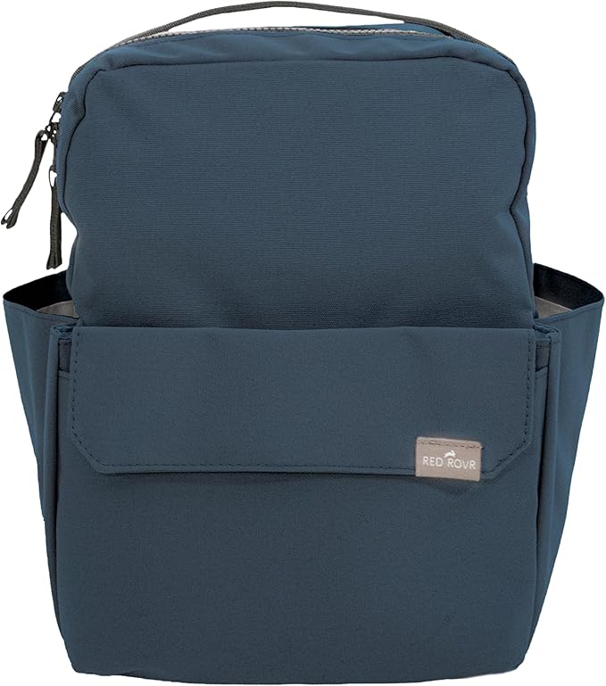 RED ROVR Mini Roo Lightweight Backpack | 6 pockets for everyday essentials (Navy)
