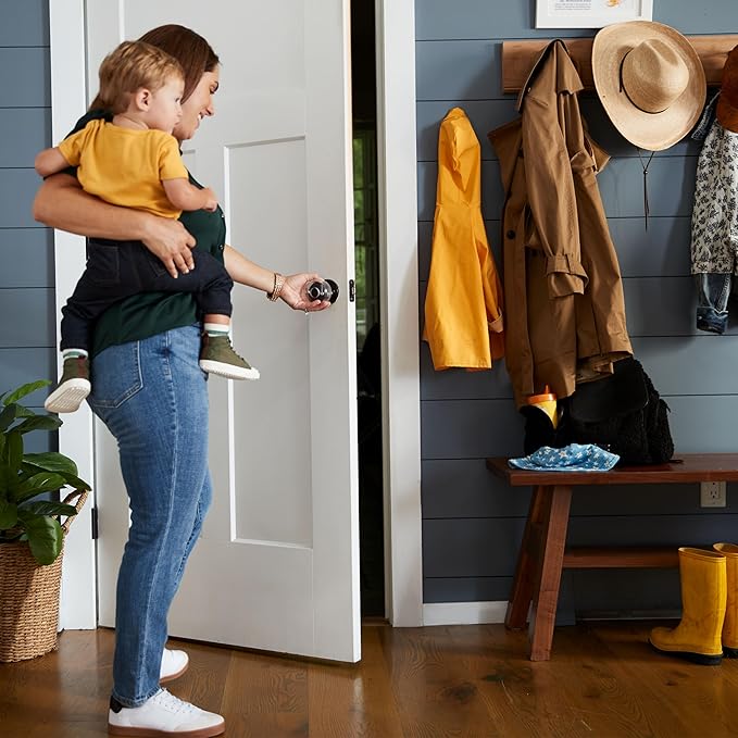 Safety 1st Parent Grip Door Knob Covers 3 Pack, Crystal Clear