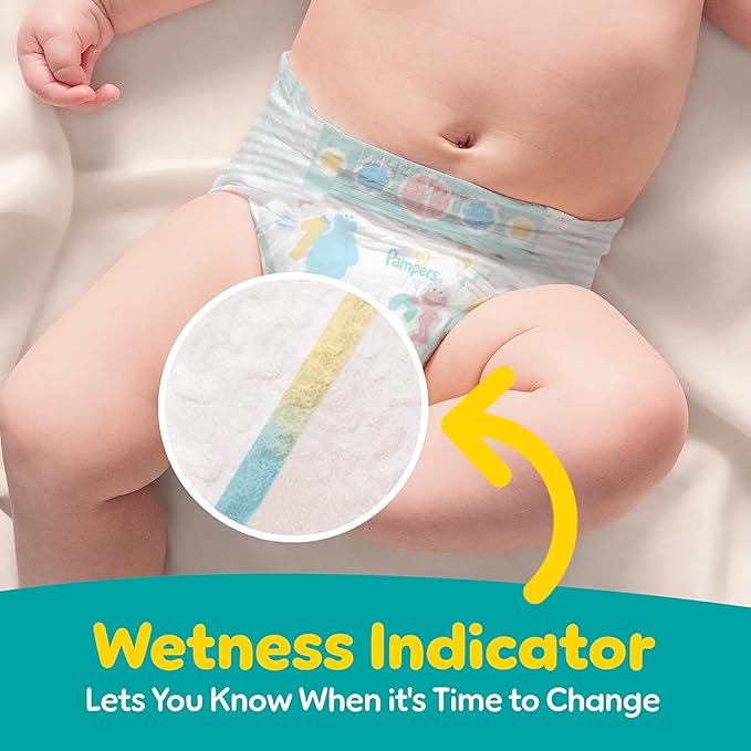 Pampers Diapers - Baby Dry - Size 6, 144 Count, Absorbent Disposable Infant Diaper (Packaging May Vary)