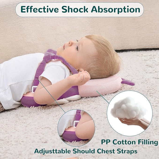 Baby Head Protector Backpack for Falling Crawling and Walking Toddler Essentials Infant Toys Helmets Baby Lover Gifts for 0.5-2 Years 6-12 Months