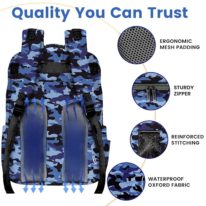 PILLANI Baby Diaper Bag Backpack - Large Bag for Boys & Girls, Waterproof Diaper Backpack - Travel Diaper Bags w/Changing Pad, Baby Registry Search & Shower Gifts - Essentials Must Haves Newborn Stuff