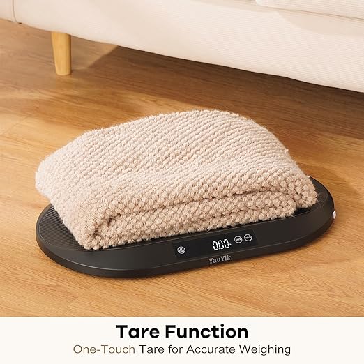 YAUYIK Digital Baby Scale with Smart Hold Function, Multifunctional Infant Scale, Large Pet Scale for Newborn Puppy, Cat and Small Animals - Up to 88lbs, Nest-Shaped Design, 150cm Soft Tape