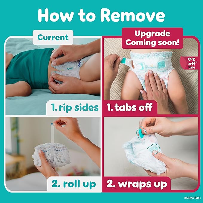 Pampers Diapers - Cruisers 360 - Size 4, 21 Count, Babyproof up to 100% Leakproof Pull-On Diaper (Packaging May Vary)