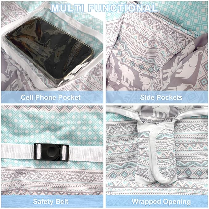 Shopping Cart Cover for Baby 2-in-1 High Chair Cover with Safety Harness Multifunctional Dinosaur Pattern Cart Covers for Babies Soft Padded Grocery Cart Cover for Baby Boy Girl