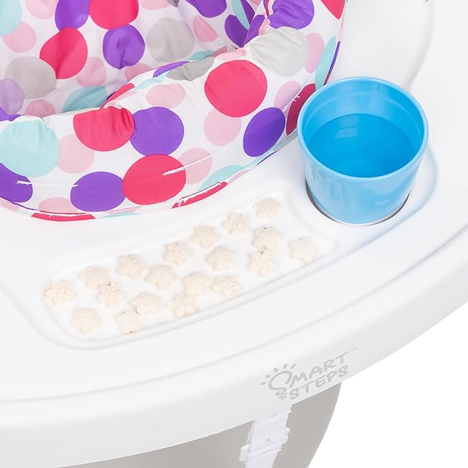 Smart Steps® 3-in-1 Bounce N' Play Activity Center Plus with STEM Learning Toys, Princess Pink