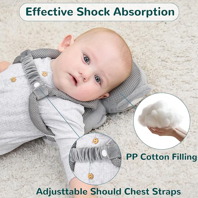 Baby Head Protector Backpack for Falling Crawling and Walking Toddler Essentials Harness Infant Koala Toys Helmets Baby Lover Halloween Gifts for 0.5-2 Years