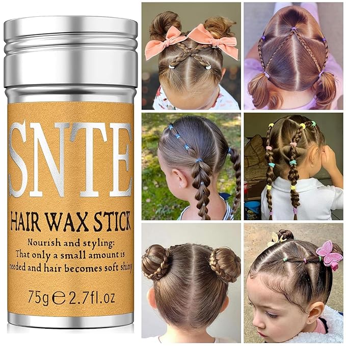 Rubber Bands with 4 Hair Styling Tools, 1000Pcs Elastic Girl Baby Hair Ties Mini Hair Bands with Hair Wax Stick - Tames Flyaways, Smooths Frizz, Sleek Ponytails Buns - Hair Accessories for Girls
