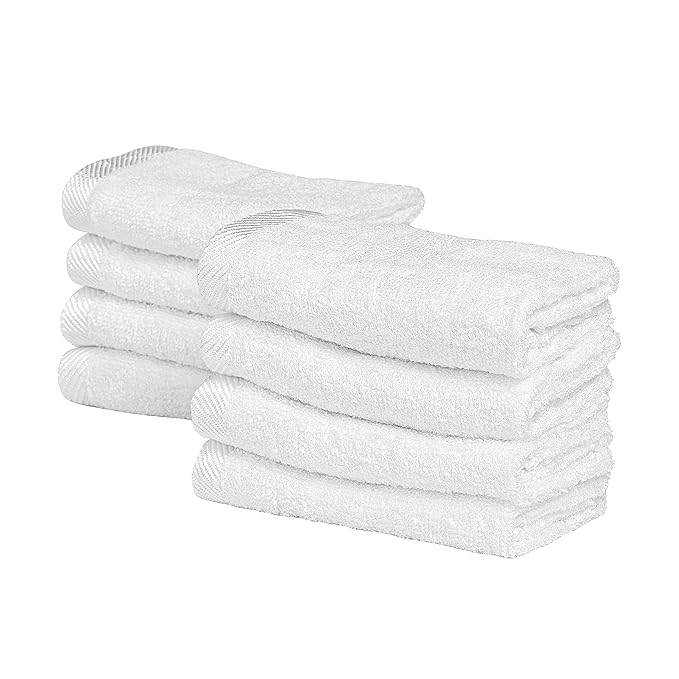 Sweet Child 8-Pack Baby Washcloths -Super Soft Rayon,Wash Cloths for Newborn,Infants and Kids, Bath Baby Towels, for Body and Face