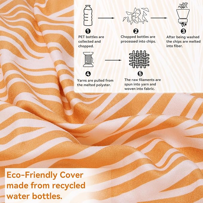 Booty Barrier - Highly Water-Resistant Washable Car Seat Cover for Post-Workout and Kids - Soft, Absorbent, Eco-Friendly Fabric Made from Recycled Water Bottles (Bamboo Peach)