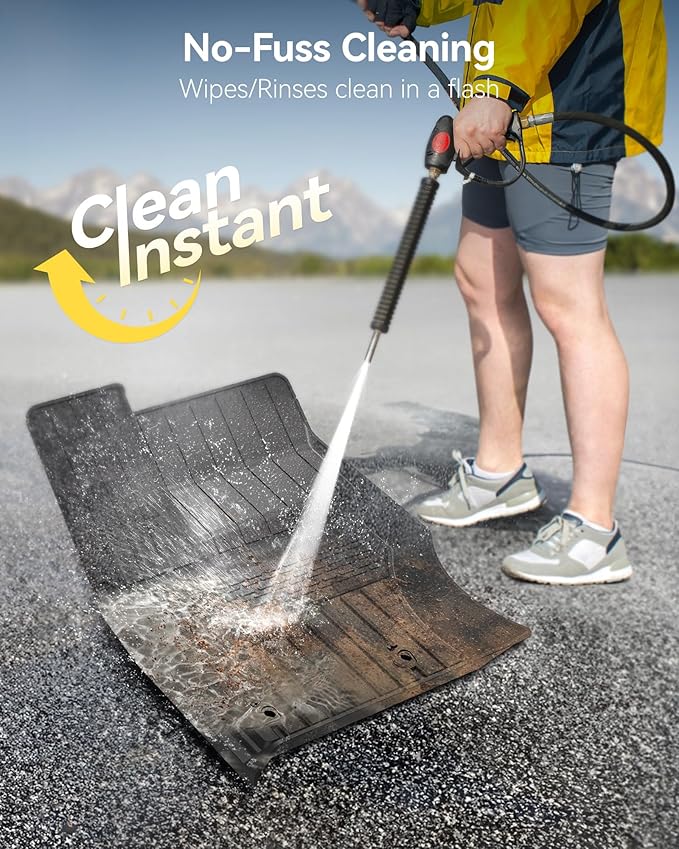 3W Floor mats & Cargo Liner fit for Range Rover Evoque 2020-2024 2025 2026,TPE All Weather Custom Fit Floor Liner Full Set Car Liners