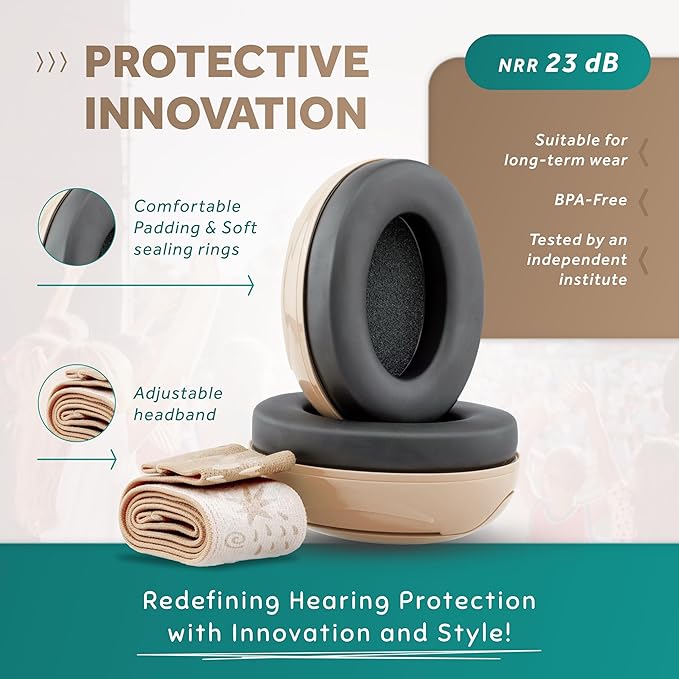 Schallwerk ® Mini+ Baby Ear Muffs – Infant Noise Cancelling Headphones, Toddler Ear Protection, Baby Headphones for Noise