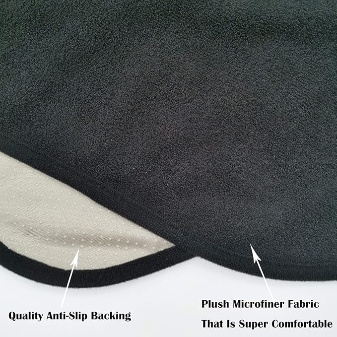 Car Seat Cover Protector Front Seats,for Gym Workout,Running,Swimming,Beach and Hiking,Waterproof Sweat Towel Bucket Seat Covers for Cars SUV Trucks (Black, 1Pcs)