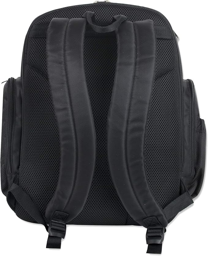 Fisher-Price Large Multi-Pocket Multifunction Kaden Baby Diaper Bag Backpack for Infant Boys & Girls (Black)