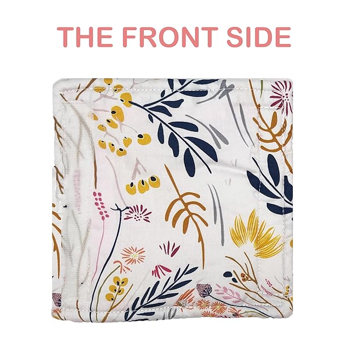 Baby Car Seat Neck Cover, Car Seat Strap Cover, Seat Belt Cushions Pads, Shoulder Strap Protectors, Reversible Pram Harness Covers in Minky Floral, Baby Neck Pad Protector