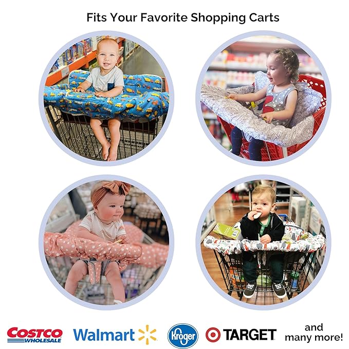 Suessie Shopping Cart Cover and High Chair Cover, Forest Animals