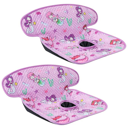 INFANZIA Dry Seat,Car Seat Protector Waterproof Carseat Liner Potty Training Toddlers, Baby and Infants, Piddle Pad for Carseats Strollers (Purple, 2 Packs