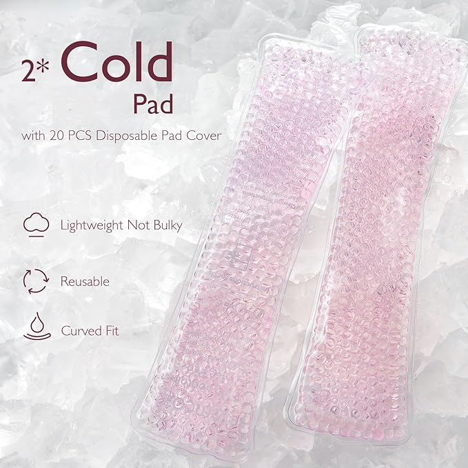 Momcozy Postpartum Recovery Essentials Kit, Labor Delivery Mom Care Kit, Self-Absorbent Disposable Underwear Nipple Nursing Pads Upside Down Peri Bottle Cold Pads Cooling Foam Canvas Bag Set