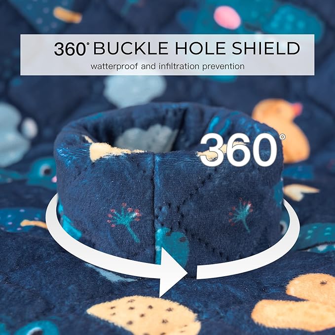 2 Pack Baby Waterproof Car Seat for Potty Training Pad,Piddle Pads Carseat Protector with Waterproof Seat Liner (Light-1 Pack+Dark-1 Pack)