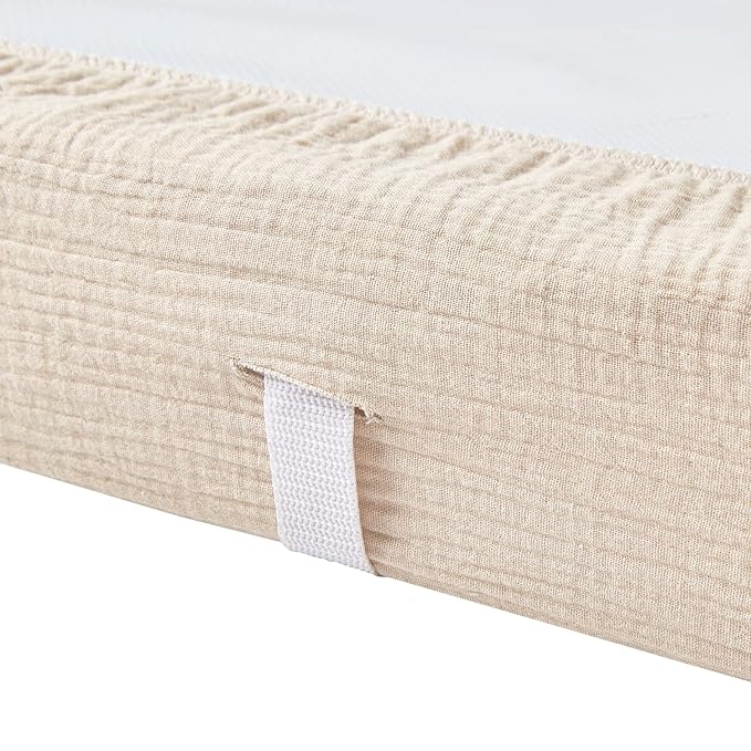 Muslin Changing Pad Cover,Ultra Soft Breathable Diaper Changing Table Cover for Baby Boys Girls,Neutral Fitted Changing Pad Sheets