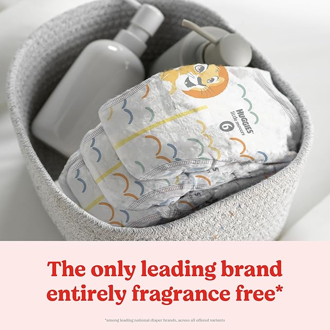 Huggies Size 5 Diapers, Little Movers Baby Diapers, Size 5 (27+ lbs), 19 Count, Packaging May Vary