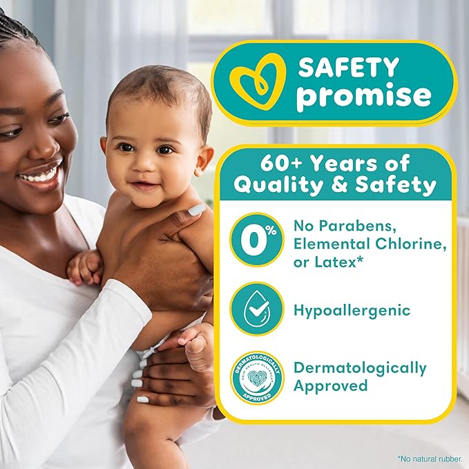 Pampers Diapers - Baby Dry - Size 2, 186 Count, Absorbent Disposable Infant Diaper (Packaging May Vary)