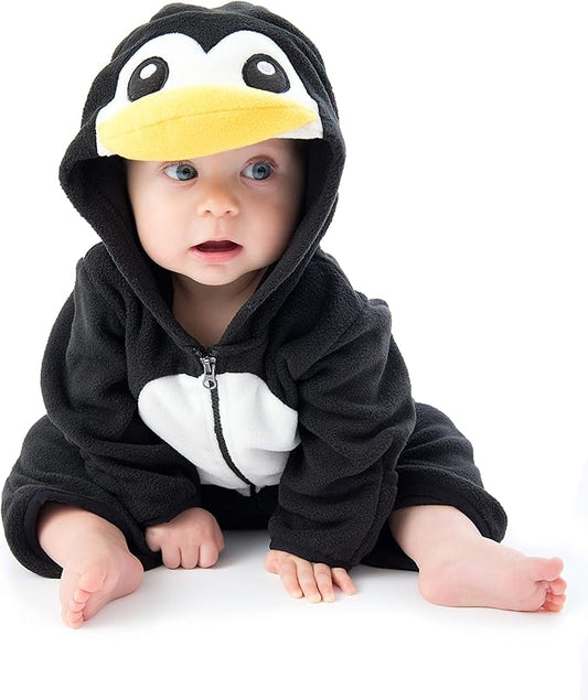 Cuddle Club Fleece Baby Bunting Bodysuit with Hood, Convertible Mittens & Booties, Car Seat Friendly, Soft & Warm, Easy Zip
