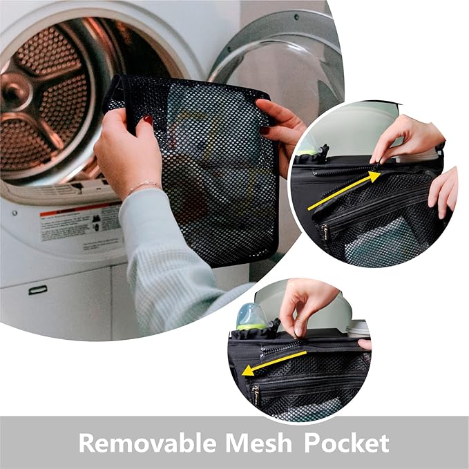 TOPDesign Universal Baby Stroller Organizer, Stroller Caddy with Detachable Mesh Bag & Heightened Insulated Cup Holders & Non-Slip Secure Hooks Accessories, Fits Most Strollers (Ranunculus)