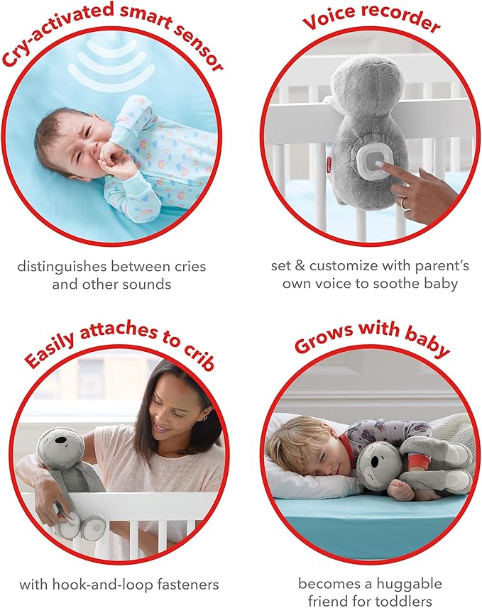 Skip Hop Cry-Activated Baby Soother, Sloth