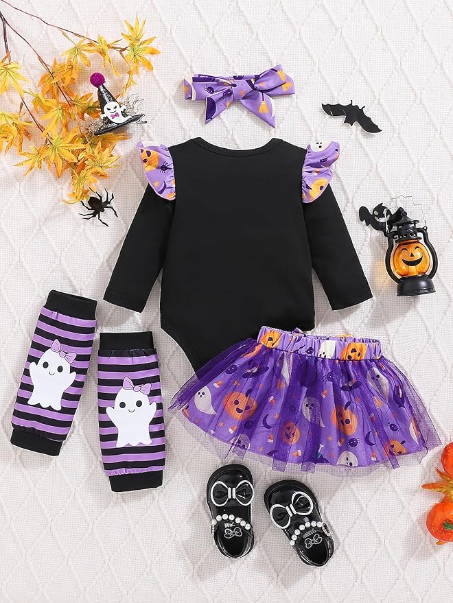 Newborn Infant Clothes Baby Girl Dress Summer Toddler Outfit Cute Girl Romper Skirt Set+Headband