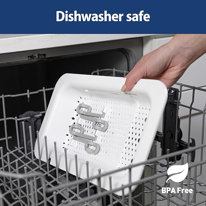 Dr. Brown's Sink Caddy for Baby Bottles and Parts with Two Brush Holders, Over The Sink Kitchen Storage, Drying Rack, and Organizer, BPA-Free