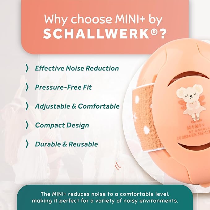 Schallwerk ® Mini+ Baby Ear Muffs – Infant Noise Cancelling Headphones, Toddler Ear Protection, Baby Headphones for Noise
