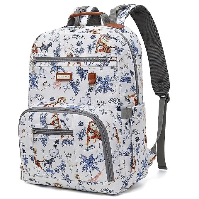 Diaper Bag Backpack, Large Baby Nappy Bags with Portable Changing Pad for Boys and GirlsMultifunction Travel Baby Bag for Moms Dads, Shower Gifts Waterproof and Stylish