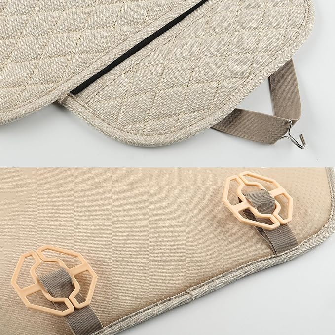 West Llama Linen Car Seat Covers,Bottom Seat Covers for Cars Include 1 Rear Bench Cover Universal Fits 90% Vehicles,SUVs,Cars,Sedans,Beige