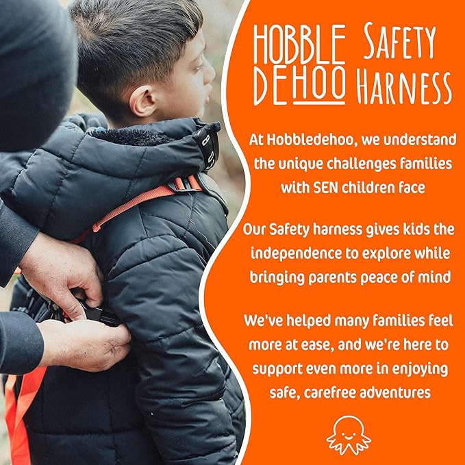 Hobbledehoo Safety Harness For Kids & Toddlers Aged 2-7 Years, Child Harness For Walking & Play Autism Safety Awareness