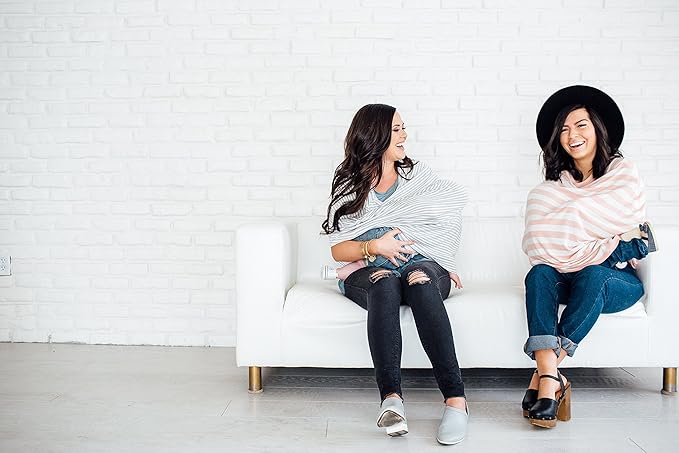 Copper Pearl Multi-Use Cover: Car Seat, Nursing, and Stroller Cover for Sun - Stretchy Fabric, All-Season Use, Stylish Designs, Easy Access for Moms - Holland